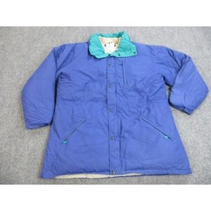 Vintage L.L.Bean Jacket Mens XL Tall Blue Penobscot Parka Down Made USA 90s